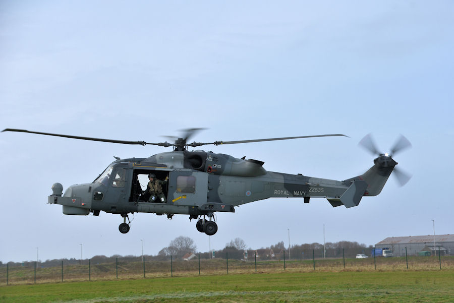 Wildcat ZZ535 at The Helicopter Museum
