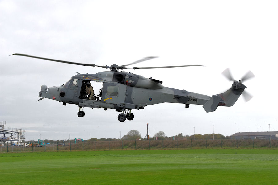Wildcat ZZ398 at The Helicopter Museum